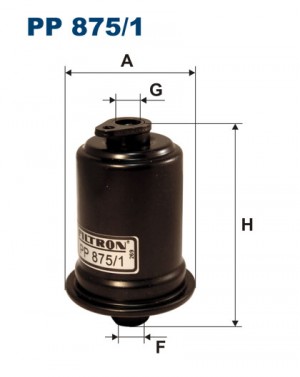 Фильтр топливный PP8751 FILTRON