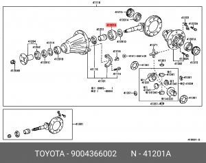 Деталь 90043-66002 DAIHATSU