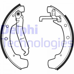 Комплект тормозных колодок LS1281 DELPHI