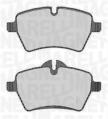 Комплект тормозных колодок, диско 430216171161 MAGNETI MARELLI