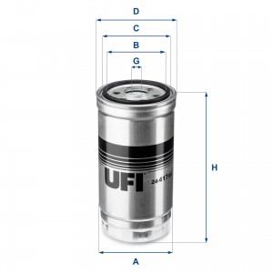 Топливный фильтр 24.417.00 UFI