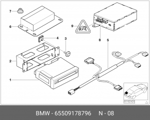 ТВ - модуль 65 50 9 178 796 BMW