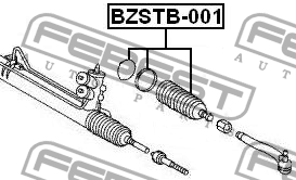 Пыльник рулевой рейки BZSTB-001 FEBEST