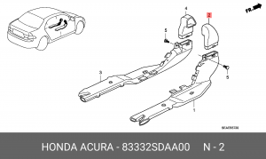 Деталь 83332SDAA00 HONDA