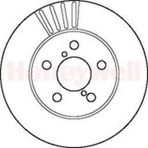 Тормозной диск 561750B BENDIX JURID