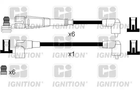 Ккомплект проводов зажигания XC832 QUINTON HAZELL