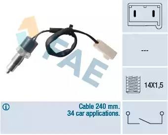 Выключатель, фара заднего хода 40360 FAE
