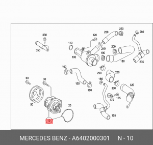 Водяной насос A6402000301 SMART