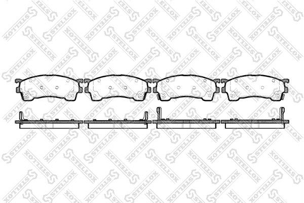Колодки тормозные дисковые 426-004-SX STELLOX
