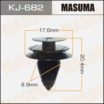 Клипса крепежная KJ682 MASUMA
