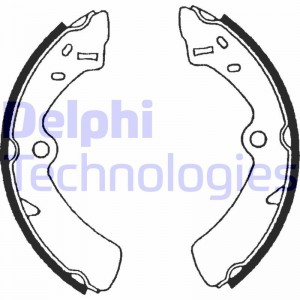 Комплект тормозных колодок LS1576 DELPHI