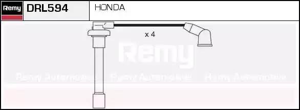 Ккомплект проводов зажигания DRL594 DELCO REMY