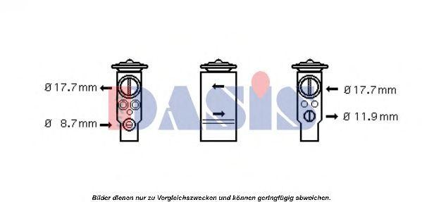 Расширительный клапан, кондиционер 840096N AKS DASIS