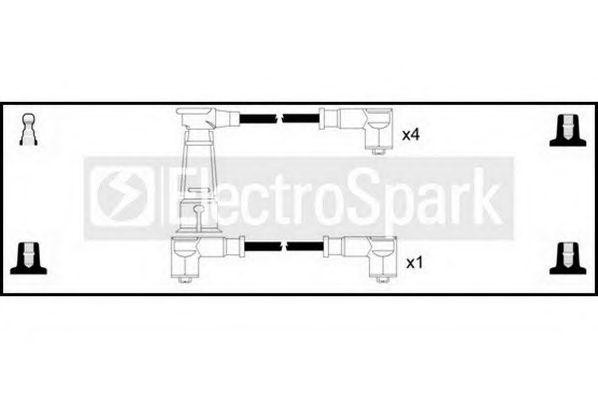 Ккомплект проводов зажигания OEK407 STANDARD