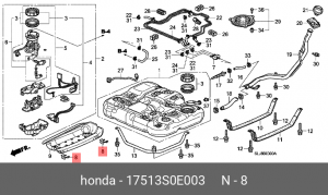 Деталь 17513S0E003 HONDA