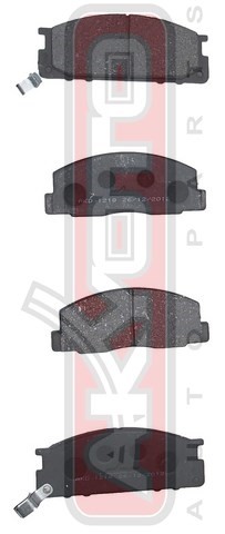 Колодки тормозные дисковые AKD-1218 AKYOTO