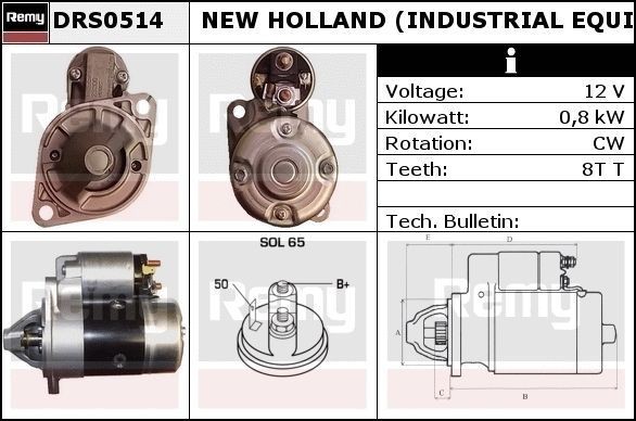 Рулевой механизм DSR808L DELCO REMY