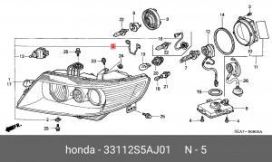 Деталь 33112S5AJ01 HONDA