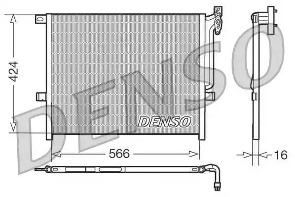 Конденсатор, кондиционер DCN05004 DENSO