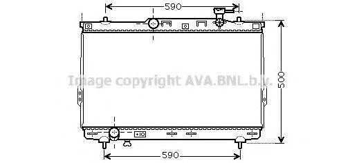 Радиатор охлаждения ДВС HYA2109 AVA