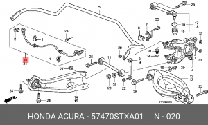 Датчик ABS 57470STXA01 HONDA