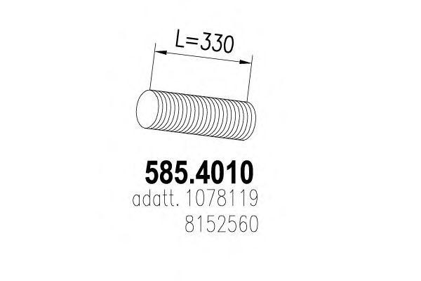 Выпускной трубопровод 585.4010 ASSO