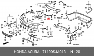 Деталь 71190SJA013 HONDA
