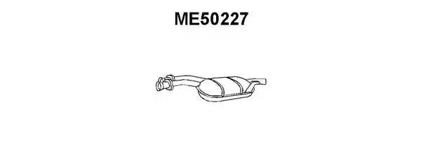 Средний глушитель выхлопных газов ME50227 VENEPORTE
