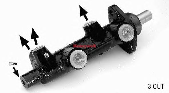 Главный тормозной цилиндр 132329B BENDIX JURID
