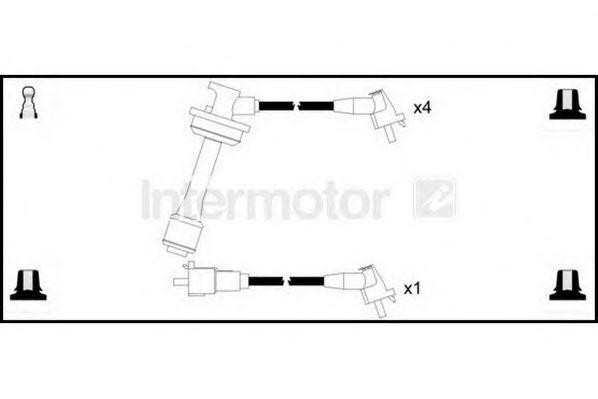 Ккомплект проводов зажигания 73731 STANDARD