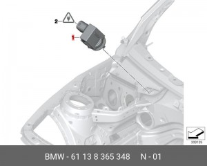 Датчик качества воздуха 61138365348 BMW