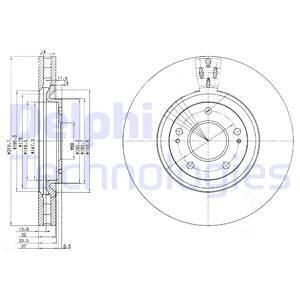 Тормозной диск BG3988 DELPHI