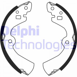 Комплект тормозных колодок LS1494 DELPHI