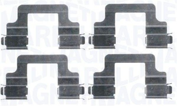 Комплект тормозных колодок, диско 430216171040 MAGNETI MARELLI