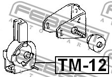 Подушка двигателя TM-12 FEBEST