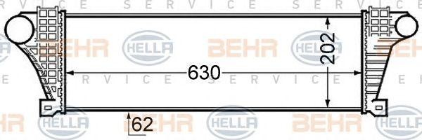 Интеркулер 8ML376727601 HELLA