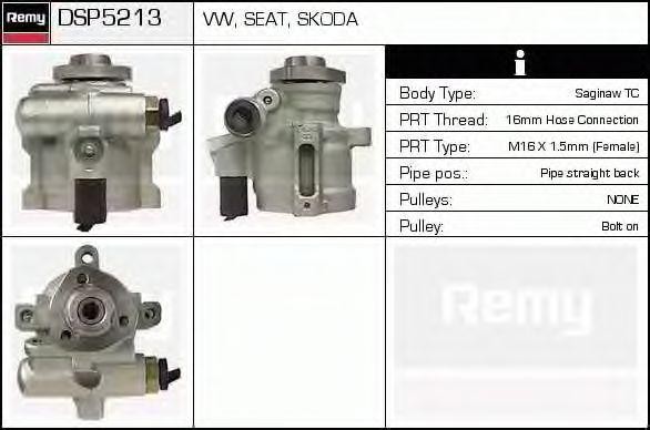 Гидравлический насос, рулевое управление DSP5213 DELCO REMY