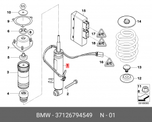 Амортизатор подвески 37 12 6 794 549 BMW