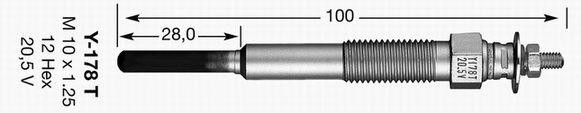 Свеча накаливания 3030 NGK NTK