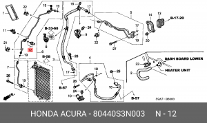 Деталь 80440S3N003 HONDA