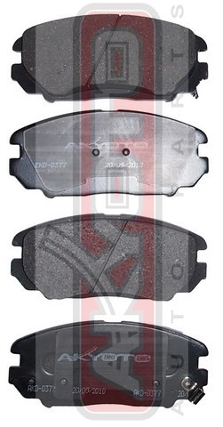 Колодки тормозные дисковые AKD-0377 AKYOTO