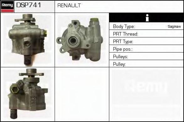 Гидравлический насос, рулевое управление DSP741 DELCO REMY