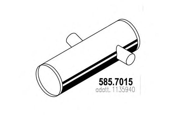 Система выпуска ОГ 5857015 ASSO