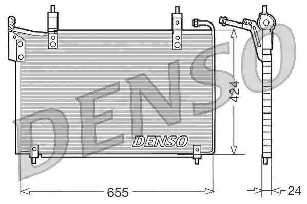 Конденсатор, кондиционер DCN11005 DENSO