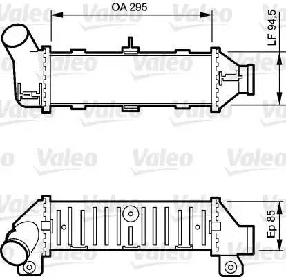 Интеркулер 817766 VALEO PHC