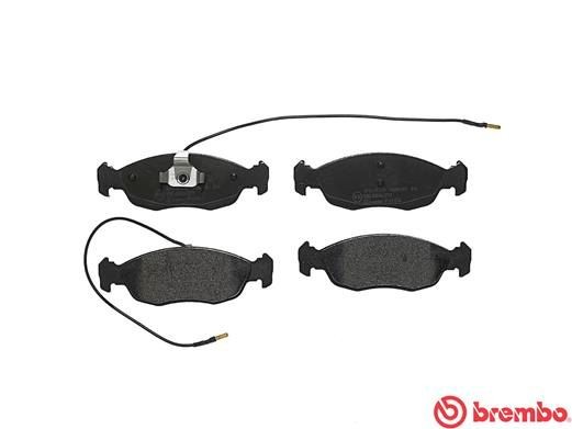 Комплект тормозных колодок, диско P61054 BREMBO