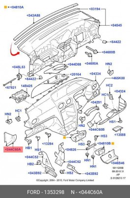 Деталь 1 353 298 FORD
