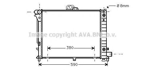 Радиатор, охлаждение двигател SB2046 AVA