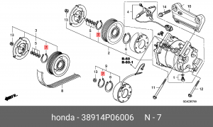 Деталь 38914P06006 HONDA