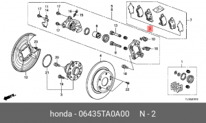 Деталь 06435TA0A00 HONDA